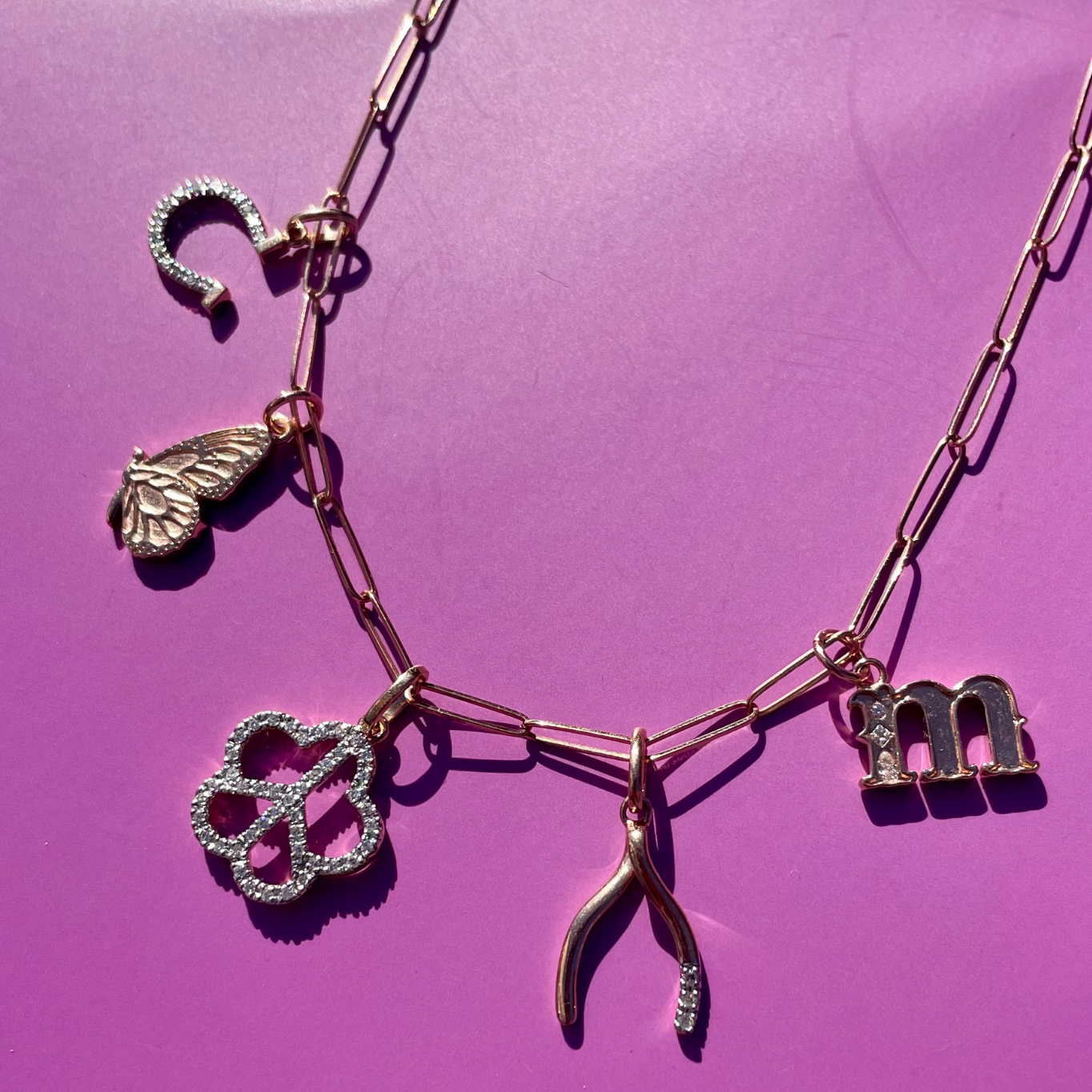 Diamond Peace Flower Pendant