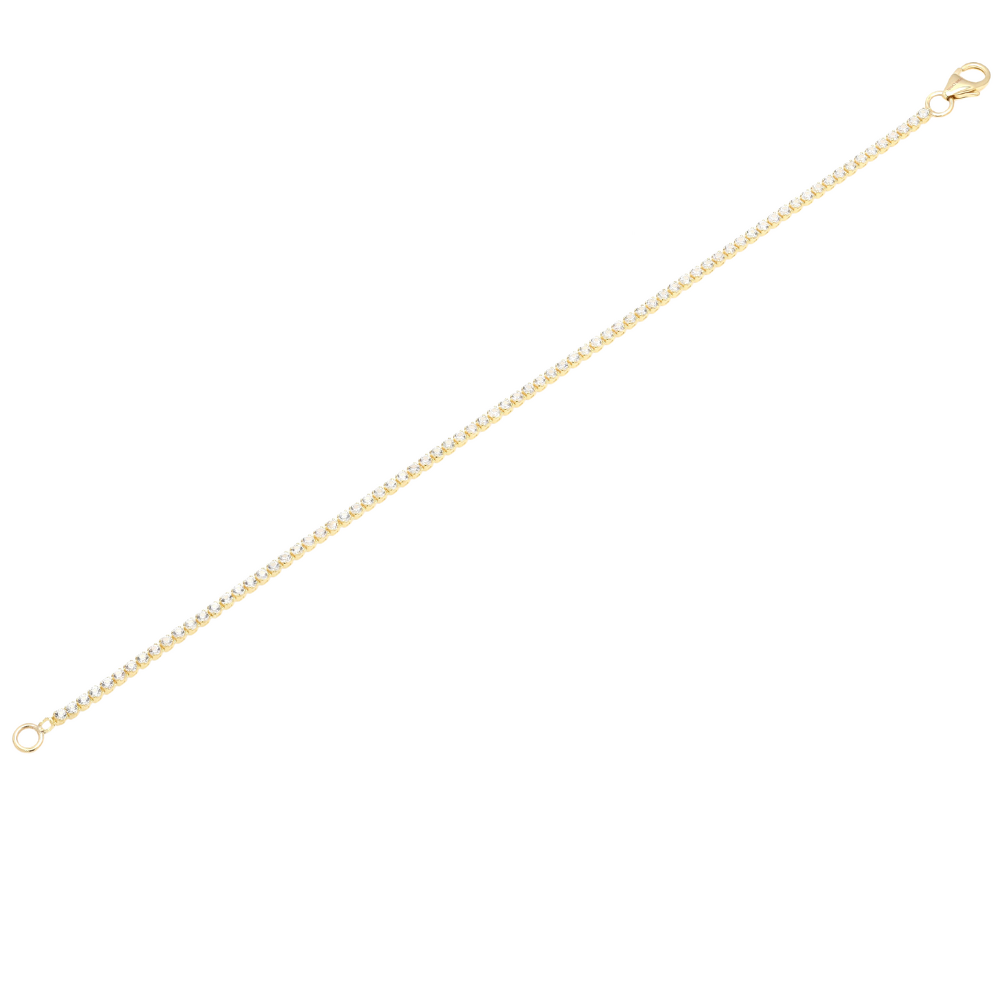 White Sapphire Tennis Bracelet