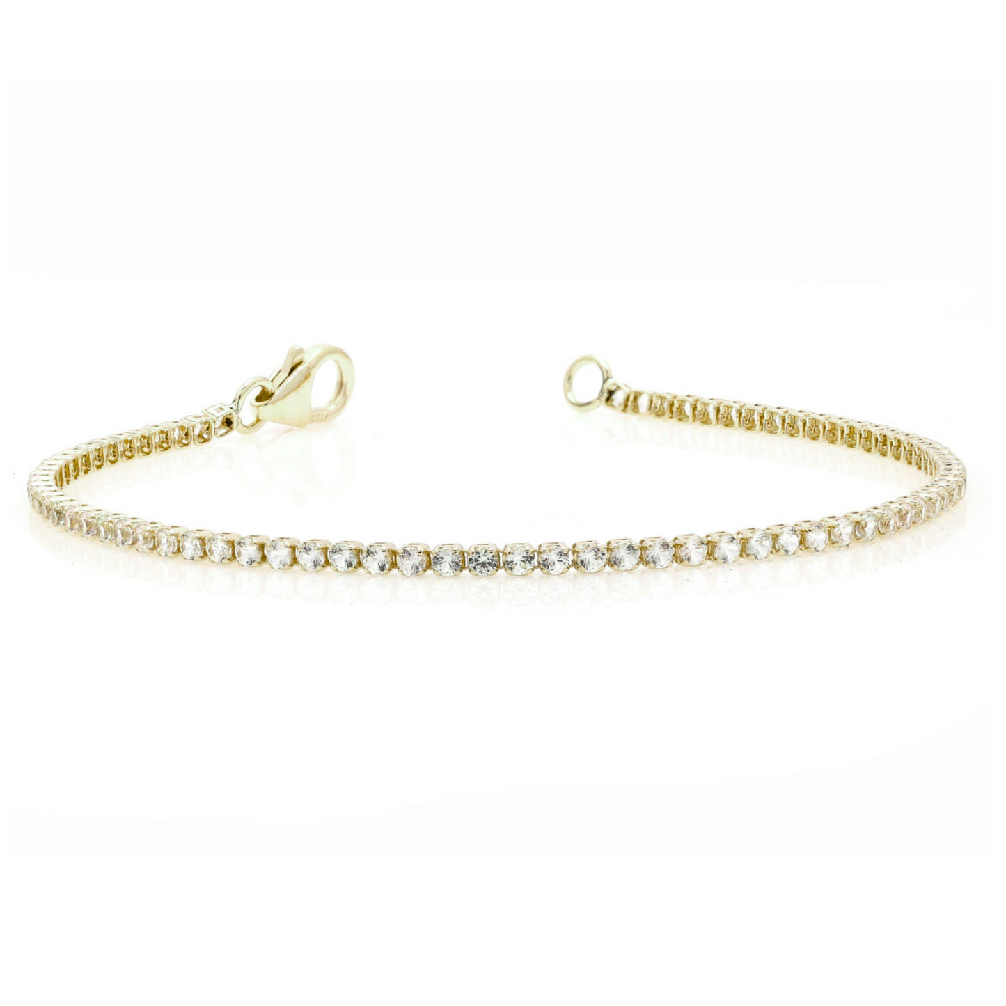 White Sapphire Tennis Bracelet
