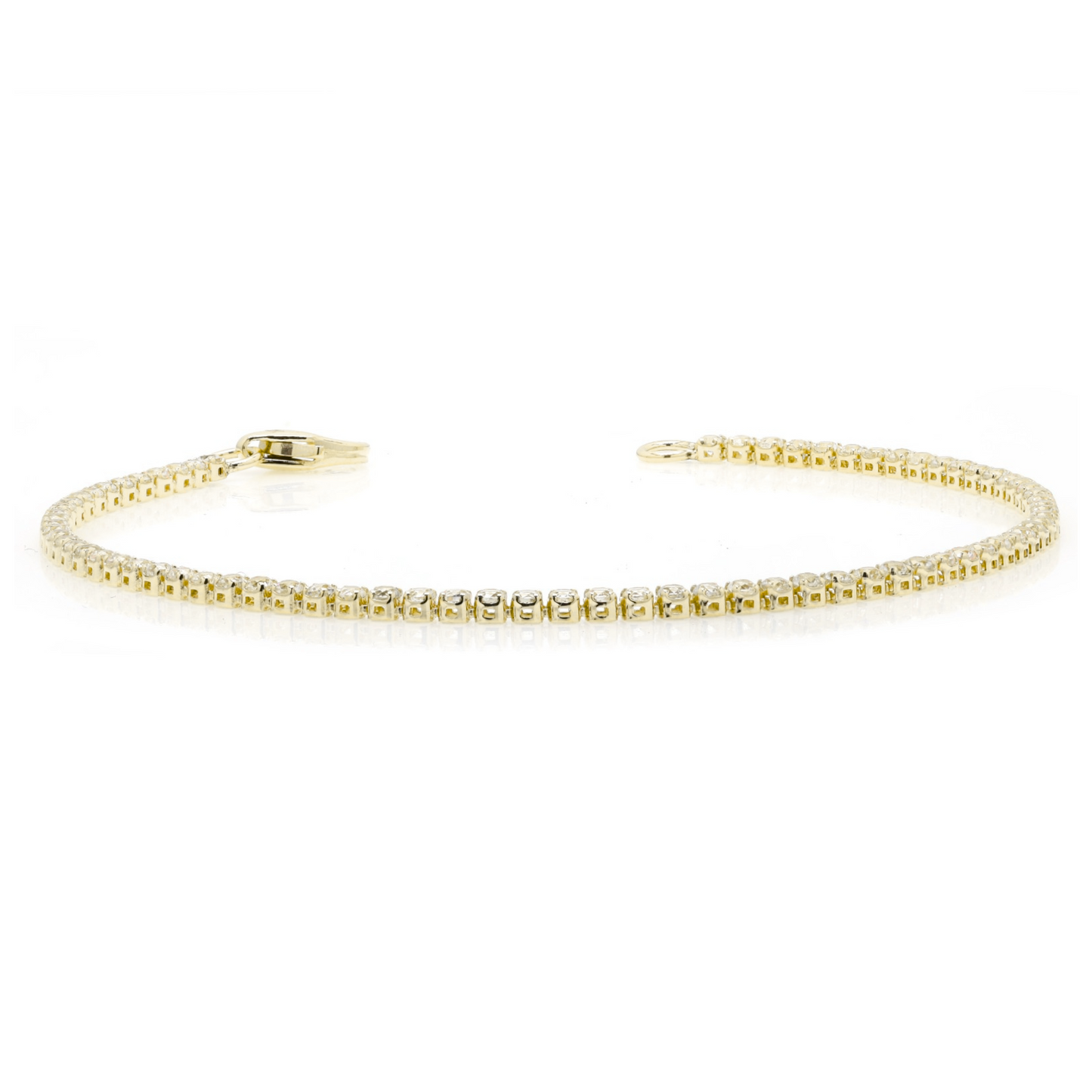White Sapphire Tennis Bracelet