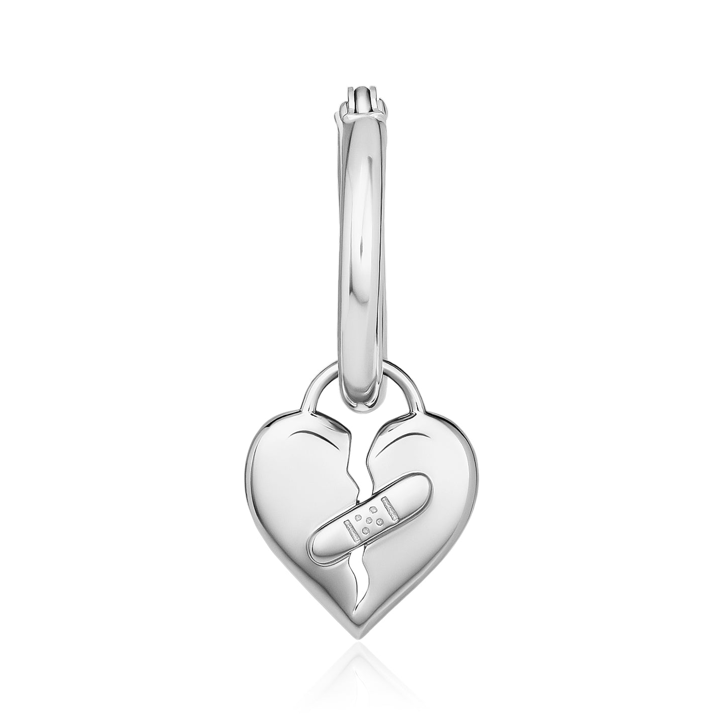 Healing Heart Hoop Earrings