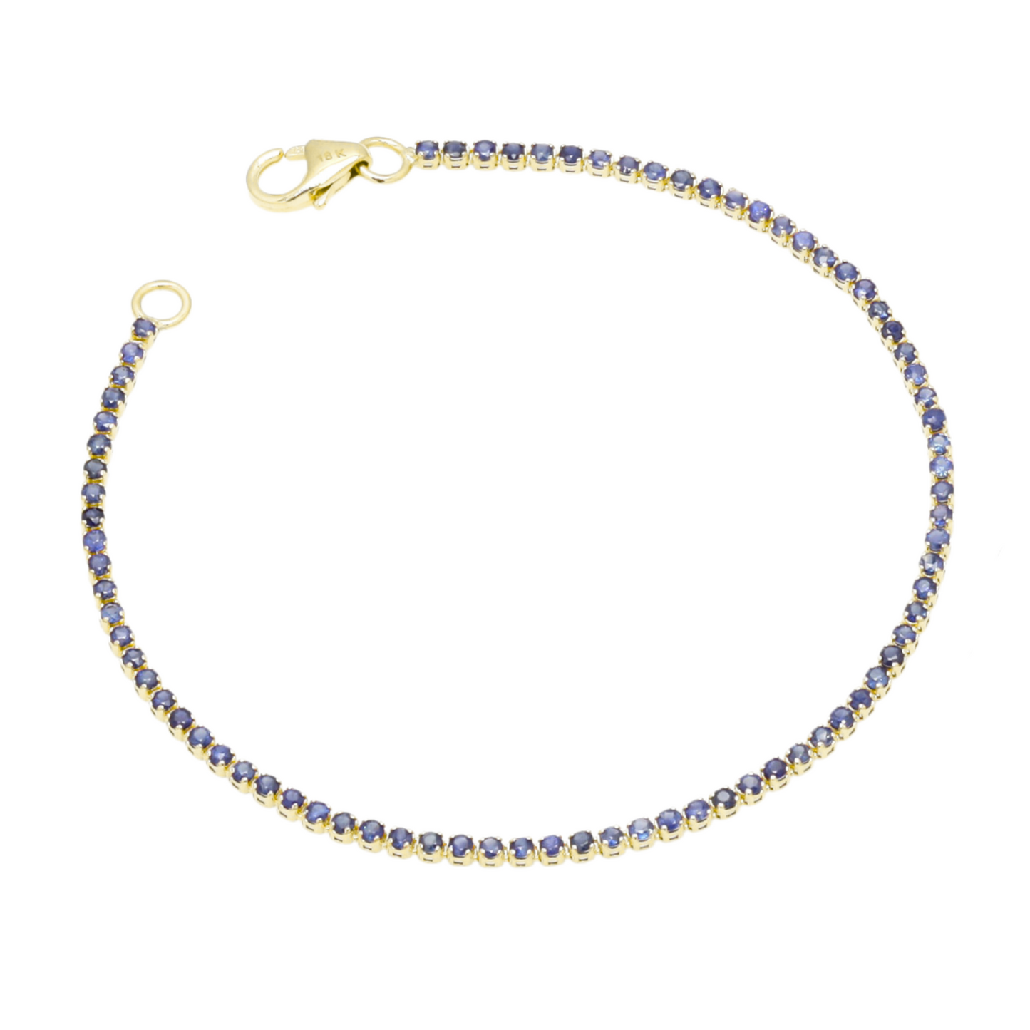 Blue Sapphire Tennis Bracelet