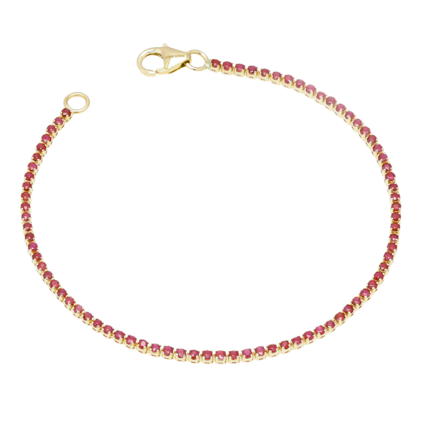 Ruby Tennis Bracelet