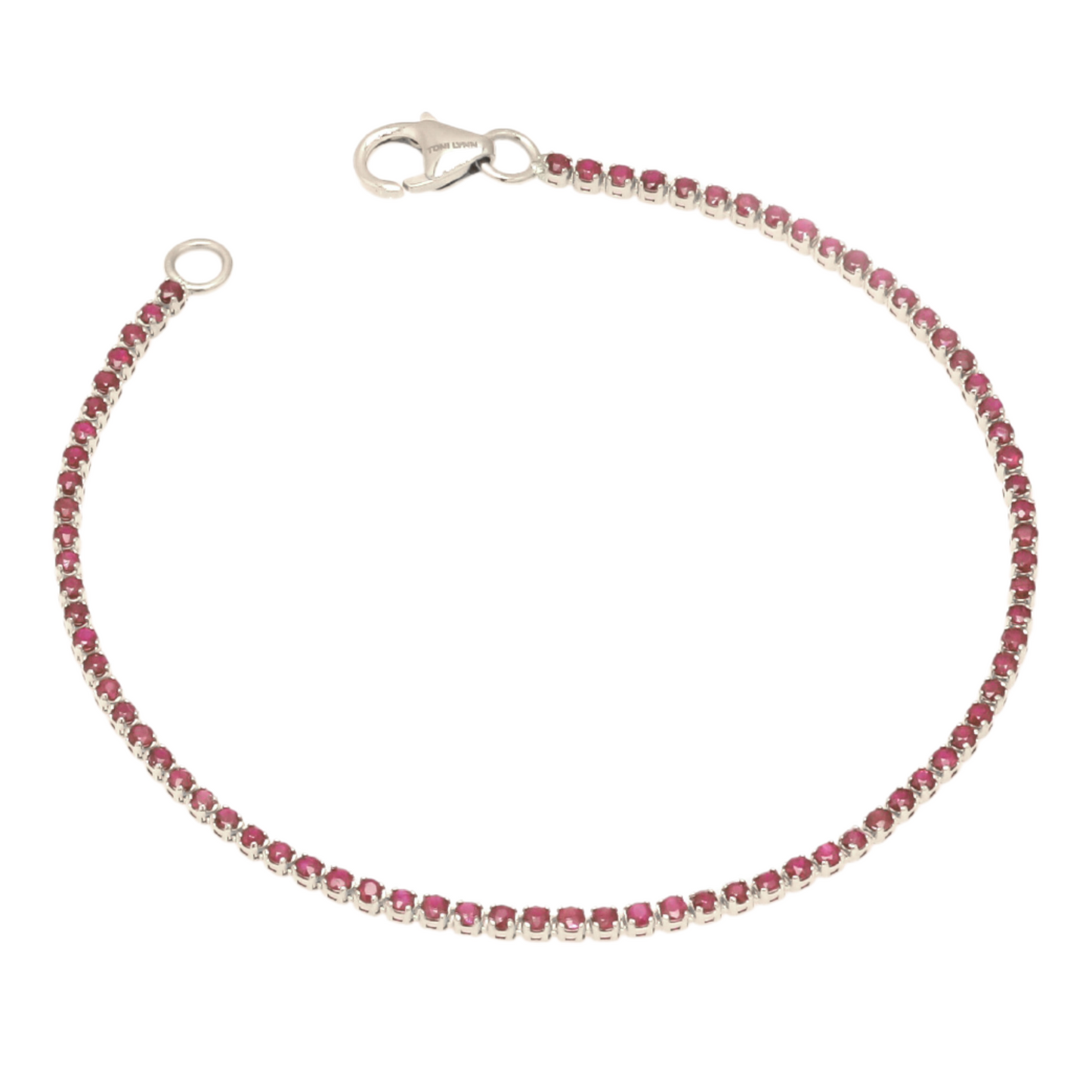 Ruby Tennis Bracelet