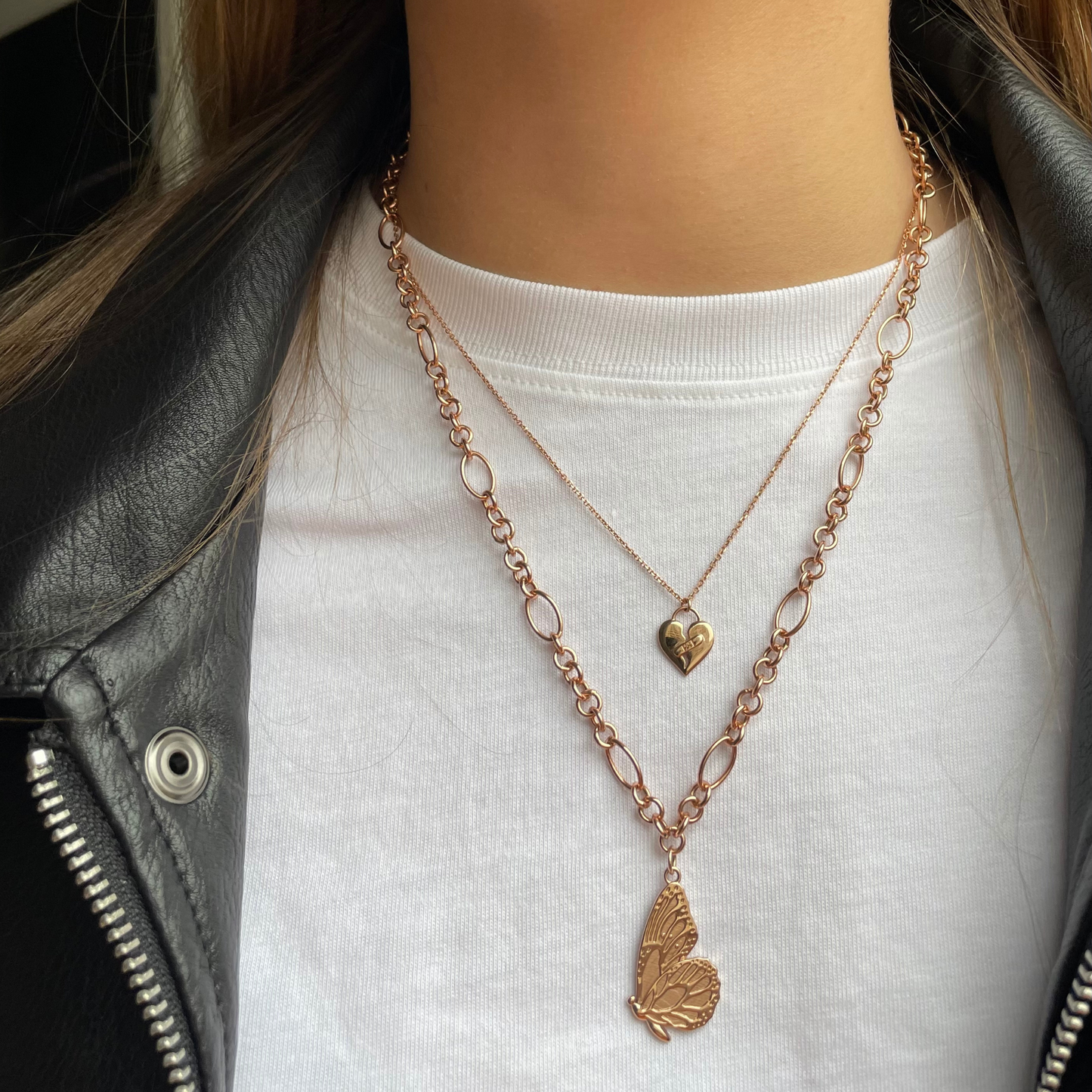 Mixed Rolo Chain with Oval Links
