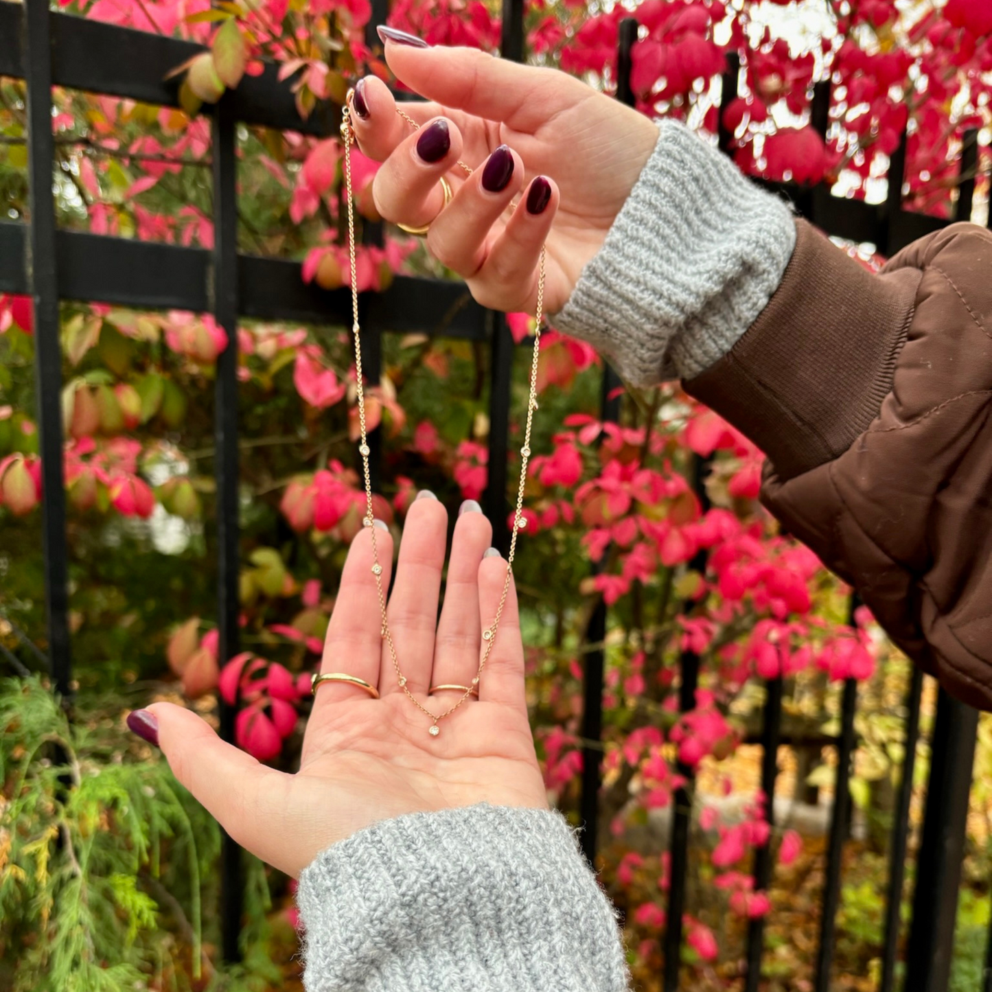 Diamond Dangle Necklace