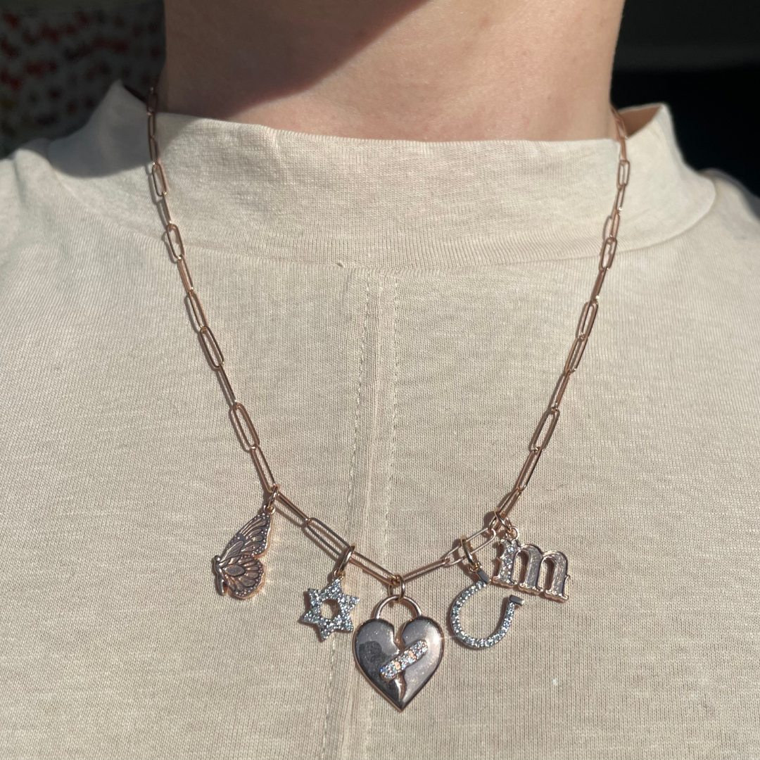 Diamond Horseshoe Pendant