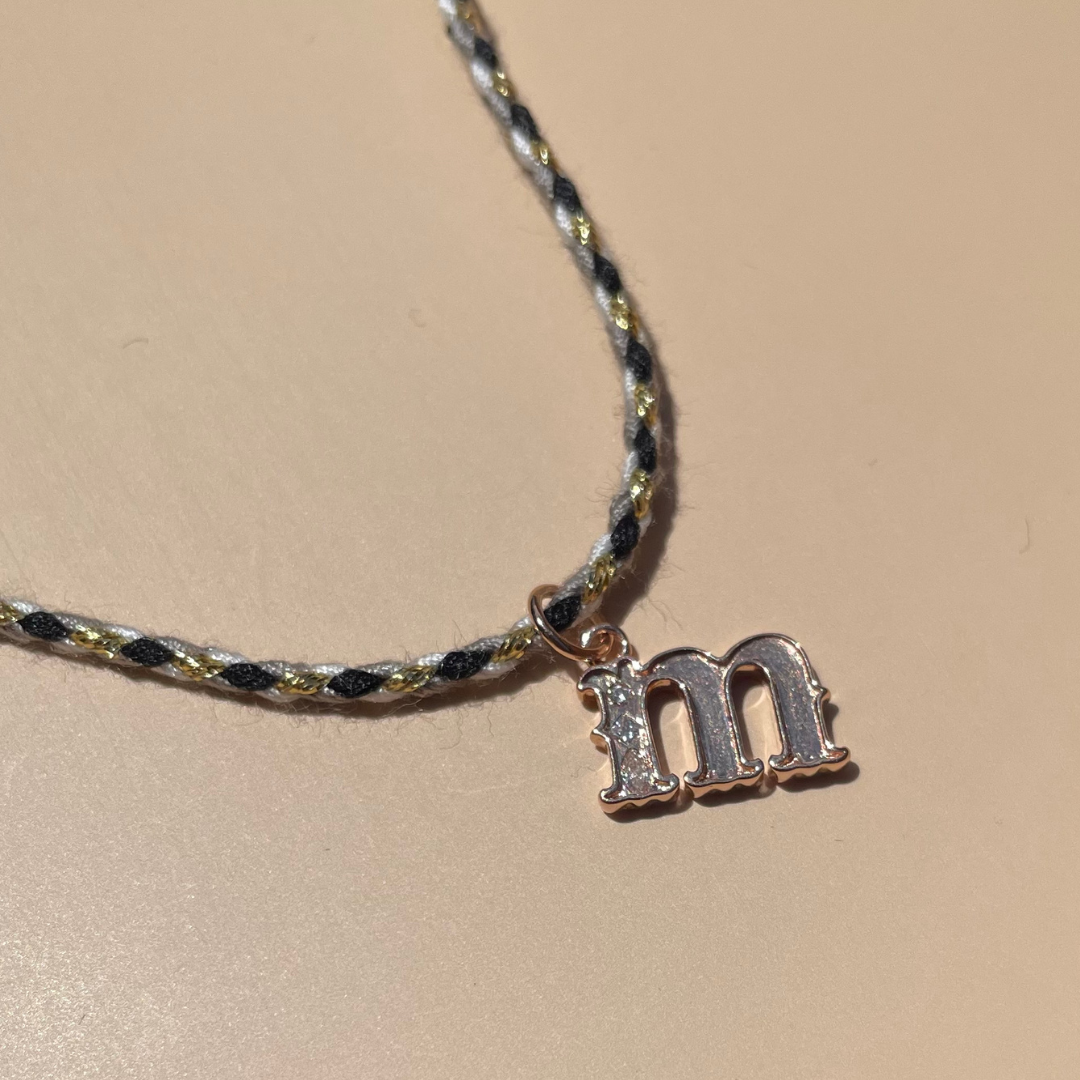 Initial Pendant with Diamonds