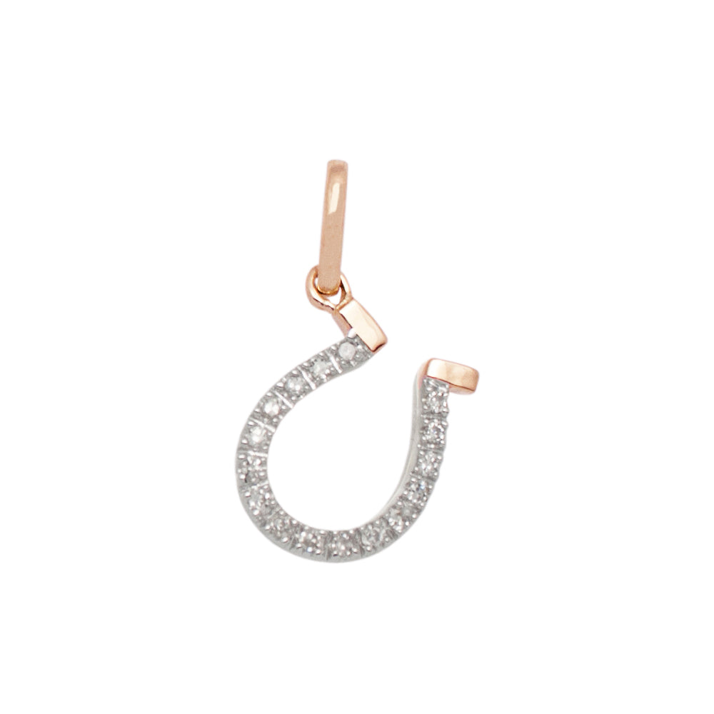 Diamond Horseshoe Pendant