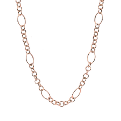 Mixed Rolo Chain with Oval Links